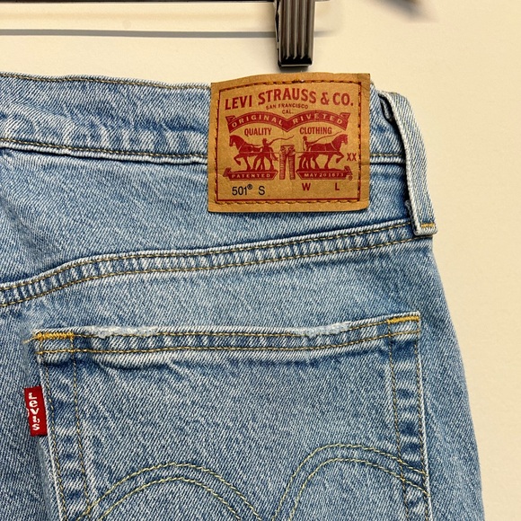 Women’s, Jeans, Levi’s 501, 30 x 28, Blue - Picture 7 of 9